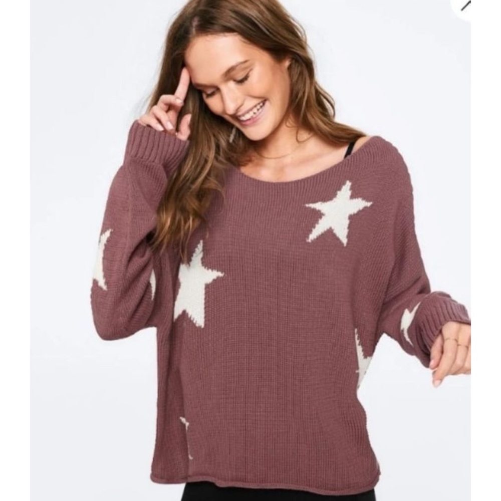 VICTORIA SECRET 💕 PINK STAR SWEATER